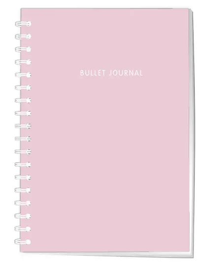 Книга для записей А5 144 страниц в точку, "Bullet Journal (пудровый)" - фото 2
