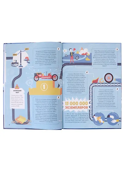 ТРАНСПОРТ. ЭНЦИКЛОПЕДИЯ ДЛЯ ДЕТЕЙ (синяя) мат.ламин. выбор.лак, офсет 215х288 - фото 3