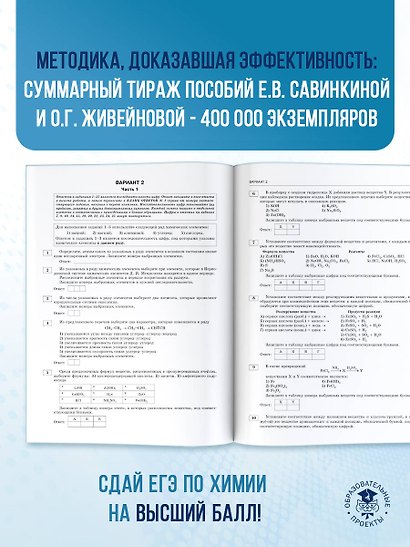 ЕГЭ-2026. Химия. 50 тренировочных вариантов экзаменационных работ для подготовки к единому государственному экзамену - фото 8
