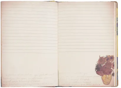 Книга для записей "Ван Гог. Подсолнухи" А5, твердая обложка - фото 5