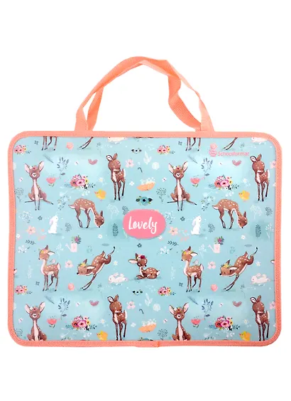 Папка для тетрадей А4 "Little deers" 33*26*7,5см молния, пластик - фото 1