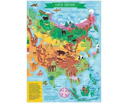 Атлас мира. Набор для кругосветки. 10 гигантских плакатов - фото 4