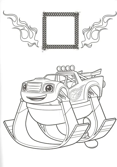 Вспыш и чудо-машинки. Раскраска с наклейками. На полной скорости - фото 4