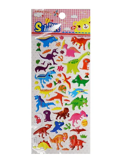 Наклейки мягкие Динозавры (11-02415-CC-018) - фото 1