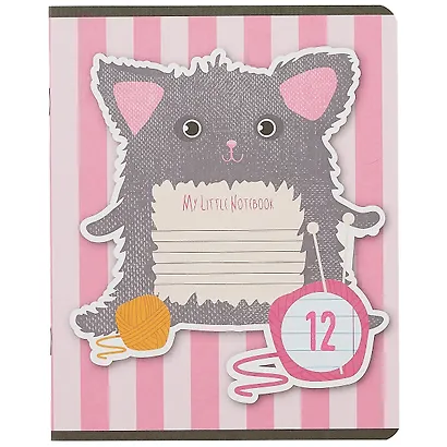 Тетрадь в линейку Academy Style, "Большие зверьки", 12 листов, в ассортименте - фото 4