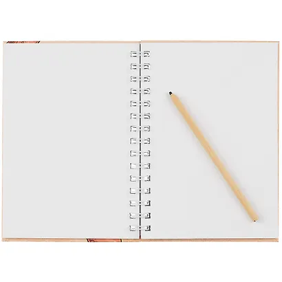 Скетчбук А5 60л "SKETCHBOOK. Handmade", 120г/м2, софт. тач, евроспираль - фото 2