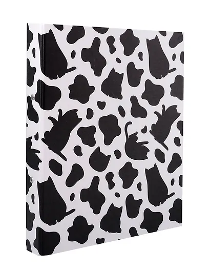 Папка 2 кольца А4 "Черные коты" - фото 1