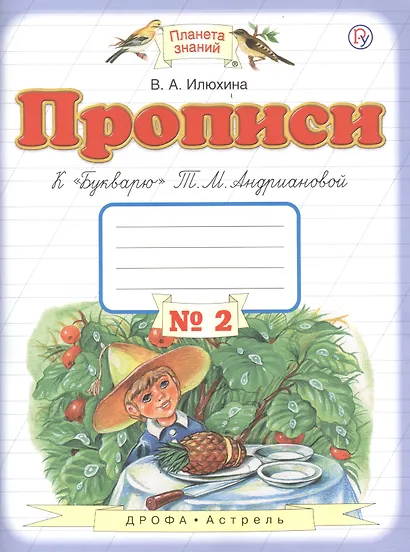 Прописи к "Букварю" Т.М. Андриановой : 1-й класс: в 4-х тетрадях: тетрадь " № 2. ФГОС - фото 2