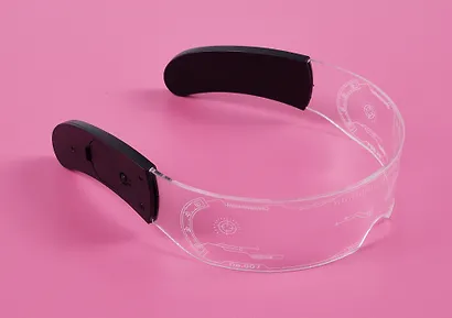 Очки неоновые с подсветкой LED (12-Bolipai86-15) - фото 4