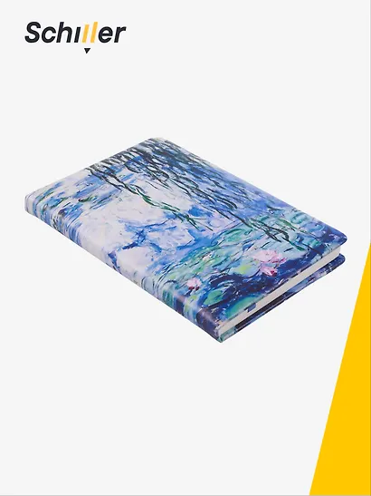 Книга для записей «ART. Моне К. Водяные лилии» А5, 100 листов, нелинованная/в точку, Schiller - фото 2