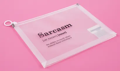 Папка на молнии А5 «Sarcasm. Словарь», с расширением - фото 2