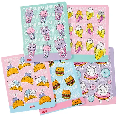 Тетрадь в клетку Hatber, "Котоеда", 48 листов, в ассортименте - фото 7