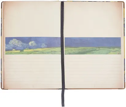 Книга для записей "Ван Гог. Подсолнухи" А5, твердая обложка - фото 8