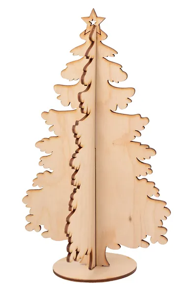 Сборная модель на подставке. 25 см. Ёлочка. -М: Лесовик, 70497 283127 - фото 1