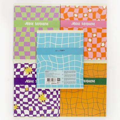 Тетрадь в клетку Listoff, "Мои записи", 48 листов, в ассортименте - фото 1