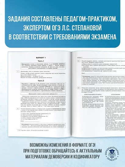 ОГЭ-2026. Русский язык. 20 тренировочных вариантов экзаменационных работ для подготовки к ОГЭ - фото 6