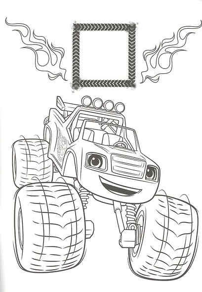 Вспыш и чудо-машинки. Раскраска с наклейками. На полной скорости - фото 2
