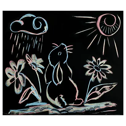 Мелки цветные 04цв асфальтные "Радужные", к/к, подвес, Мульти-Пульти - фото 7