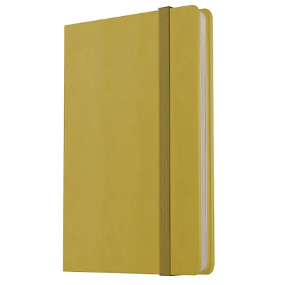 Записная книжка А7 80л лин. "Joy Book. Фисташковый мусс" иск.кожа, тонир.блок, скругл.углы, ляссе, резинка, карман на задн.форзаце - фото 1