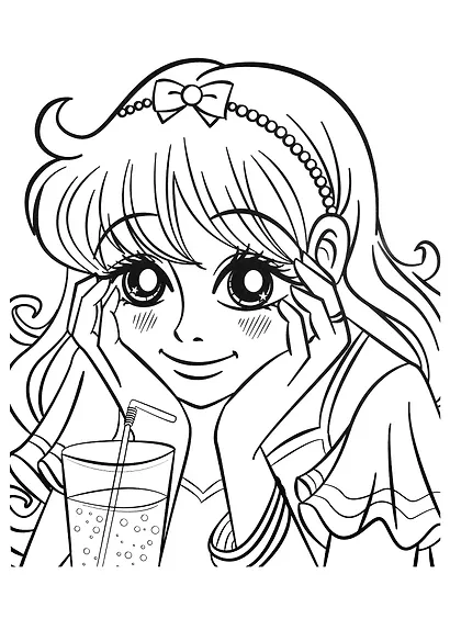 МОЯ БОЛЬШАЯ РАСКРАСКА. АНИМЕ - фото 2