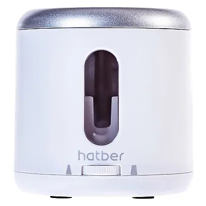 Точилка электрическая 1 отверстие, круглая, белая, пластик - фото 6