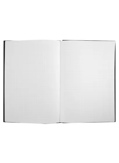 Книга для записей А5 80л кл. "New plans. No 4" 7БЦ, пантонн.печать, ламинация soft touch, блинт.тиснение - фото 2