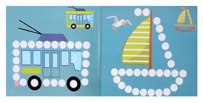 Мозаика из кружочков. Транспорт - фото 4