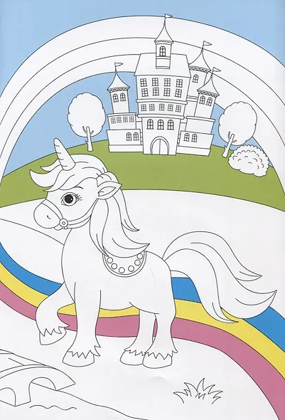 Сказочные принцессы. Книжка-картинка. Многоразовые наклейки. Раскраска - фото 5