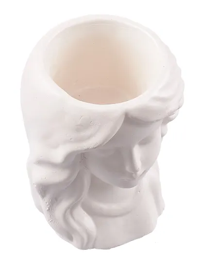 Фигурное кашпо Милая девушка (гипс) (11х7х6) (9396934) - фото 4