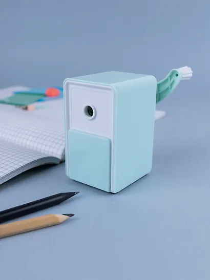 Точилка механическая для карандашей "Pastel colors", с контейнером для стружки, фисташковый, Yoi - фото 3