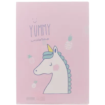 Папка-уголок «Pastel unicorn», А4 - фото 3