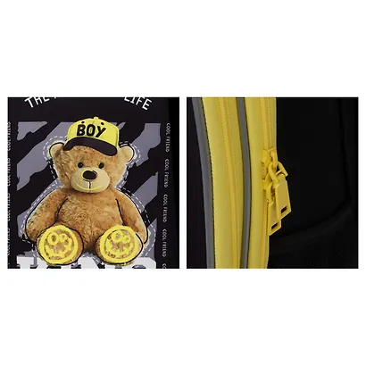 Ранец "King" 2 отделения, 39*30*18 см, 2 кармана, анатомическая спинка, пенал, мешок для обуви - фото 6