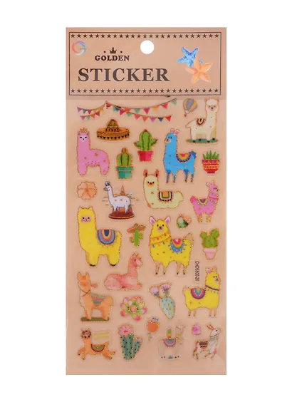 Наклейки PVC Ламы - фото 1