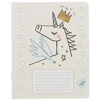 Тетрадь в клетку Academy Style, "Звери в коронах", 18 листов, в ассортименте - фото 5