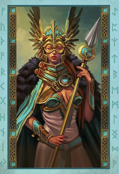 Викинги. Рунический оракул (45 карт и руководство в коробке) - фото 2