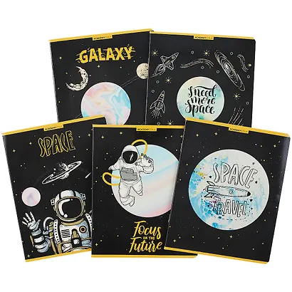 Тетрадь в клетку Academy Style, "Космос", 48 листов, в ассортименте - фото 7