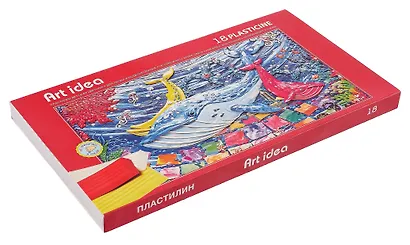 Пластилин Art idea, 18 цветов - фото 2
