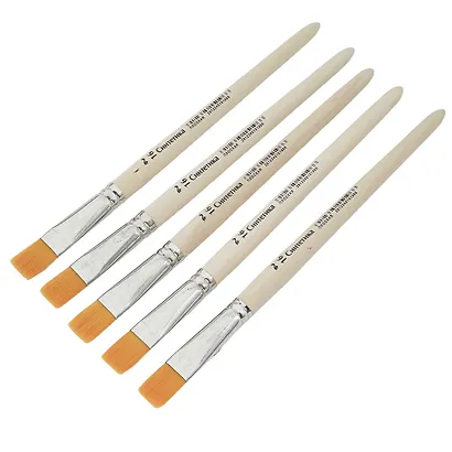 Кисть синтетика плоская №16, Артком - фото 2