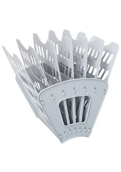 Лоток "Веер" 7 отделений серый сборный, Стамм - фото 1