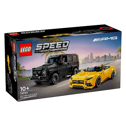 LEGO Speed Champions: Mercedes-AMG G 63 и Mercedes-AMG SL 63, 808 деталей (76924) - фото 2