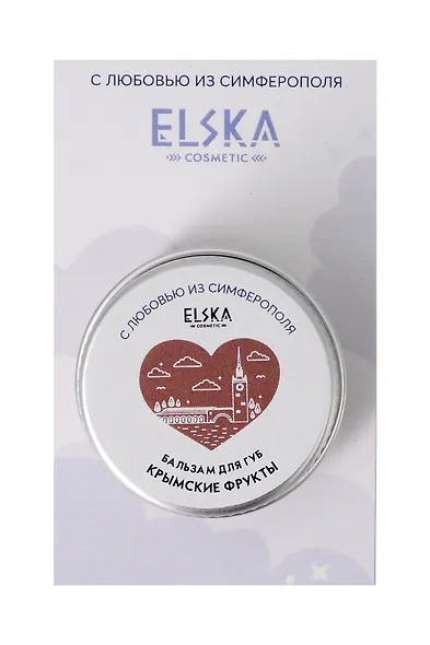 Бальзам для губ Крымские фрукты (Аромат клубника-банан) (Симферополь) (10гр) (4631152215677) - фото 1