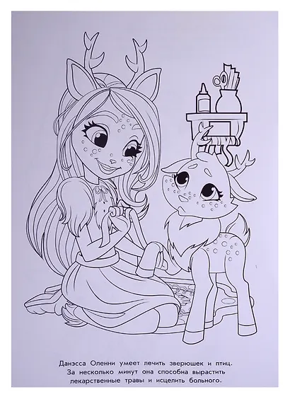 Энчантималс. РЛ № 1810. Раскраска-люкс - фото 4