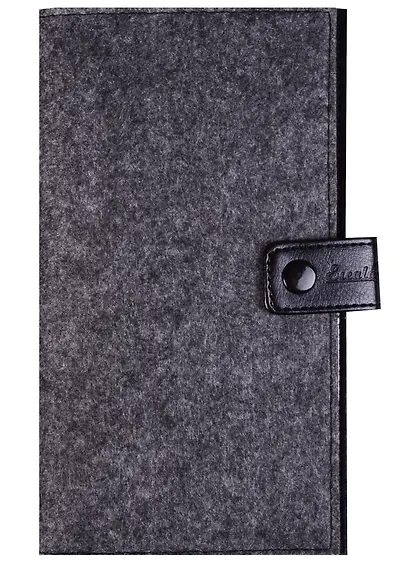 Обложка-органайзер для путешествий феТетрадь графит+черный, сариф черный, 2 отд., карманы, Escalada - фото 1