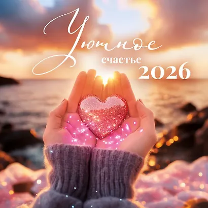 Календарь 2026г 227*227 "Уютное счастье" настенный, на скрепке - фото 1