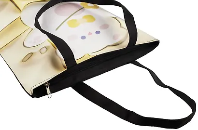 Сумка-шоппер 3D принт Мишка Kawaii (41х31х8) (текстиль) (12-11525-SH16) - фото 6