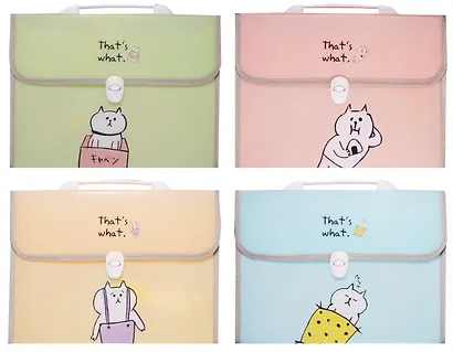 Портфель А4 "That's what", 12 отделений - фото 3