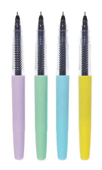 Ручка гелевая черная "Bright pastel" 0,7 мм, в ассортименте, Yoi - фото 6