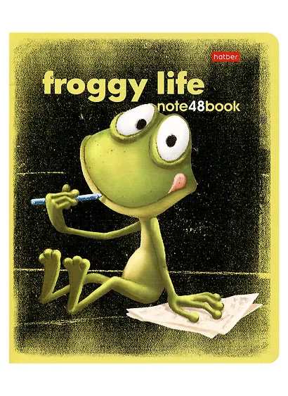 Тетрадь в клетку Hatber, "Лягух Кир", 48 листов, в ассортименте - фото 4