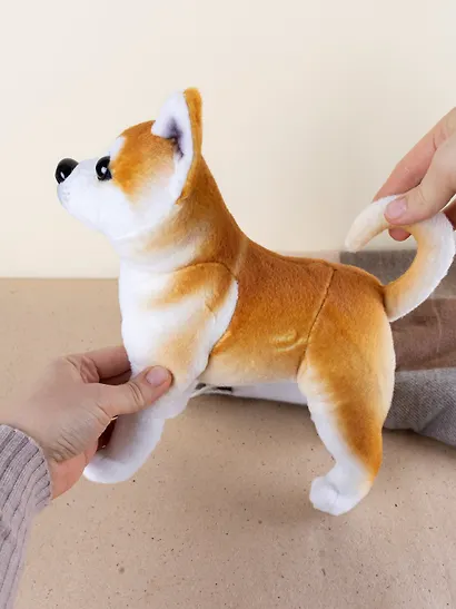 Мягкая игрушка Щенок Сибу-ину, 24см - фото 13