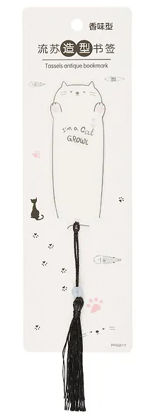 Закладка для книг пластиковая "Милаши", с кисточкой, ассорти - фото 3